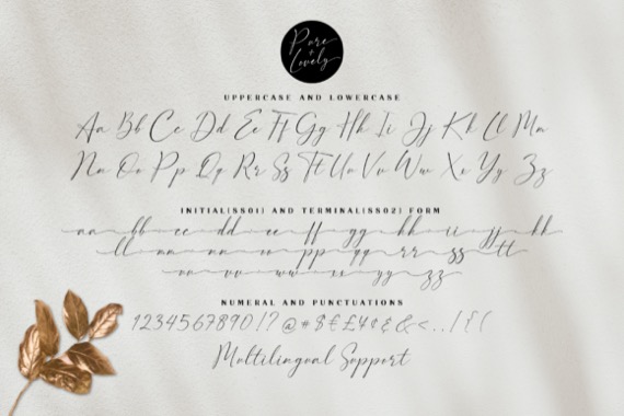 Pure & Lovely Font