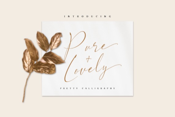 Pure & Lovely Font free