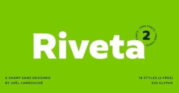 Riveta Font Family