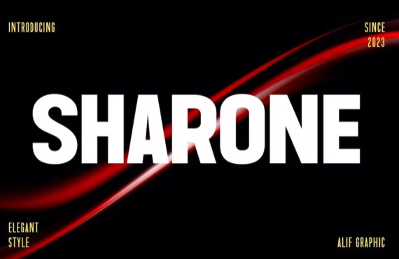 free Sharone Font