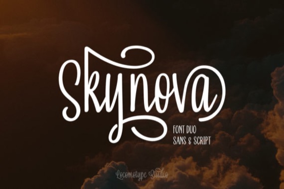 free Skynova Font Duo