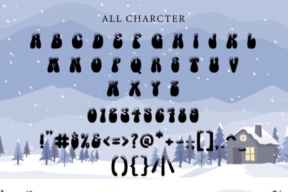 Snow House Font free