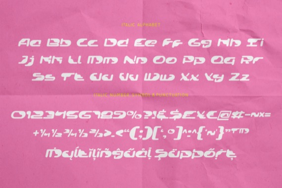 Tracks Font free