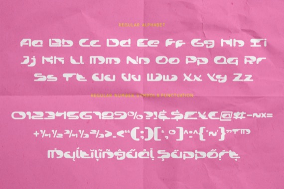 free Tracks Font