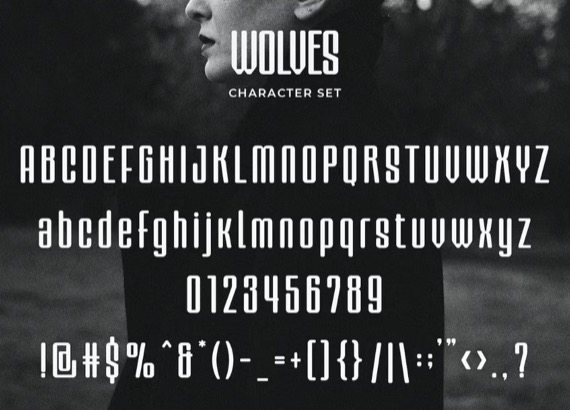 Wolves Font free