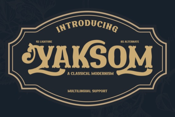 free Yaksom Font