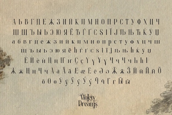 free Violety Dreams Font