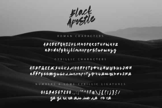 Black Apostle Font free