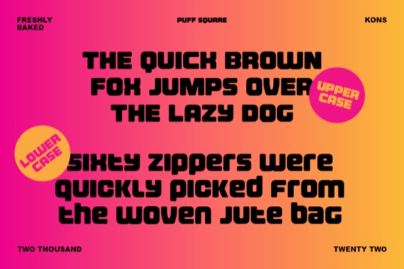 free Puff Square Font