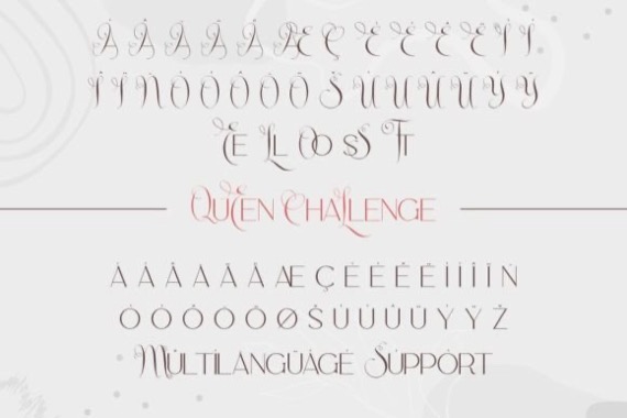 Queen Challenge Font