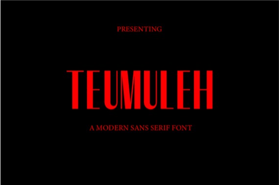 Tumuleh Font free