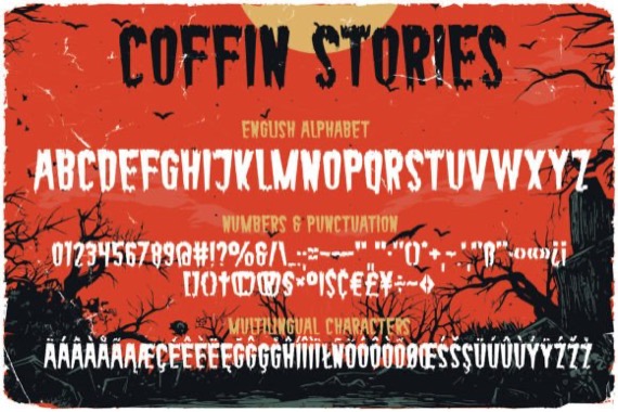 Coffin Stories Font