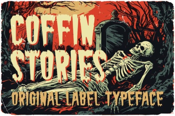 free Coffin Stories Font