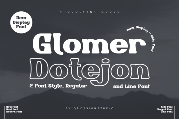 Glomer Dotejon Font