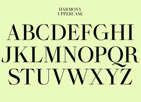 Harmony Serif Font free
