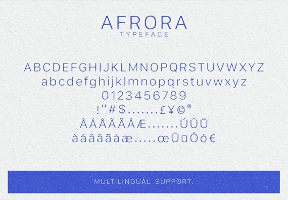 Afrora Font free