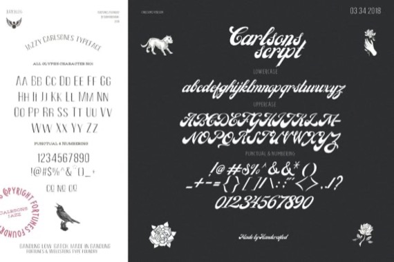 Carlsons Font free