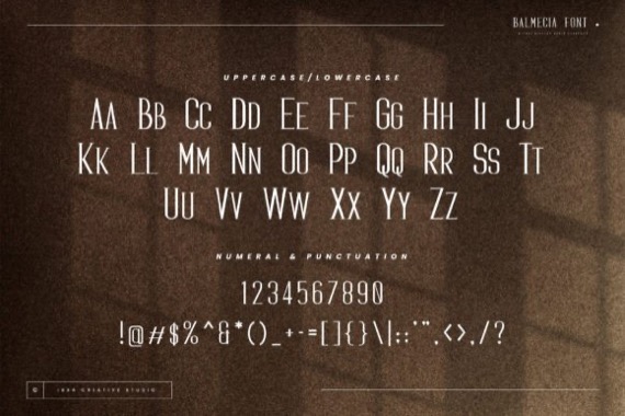 Balmecia Font free