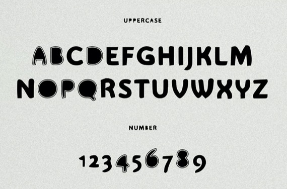 Cut The Paper Stencil Font