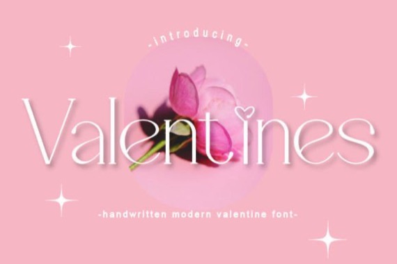 Valentines Font free