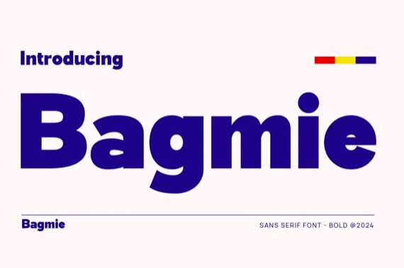 Bagmie Font free