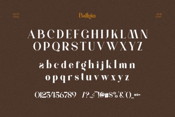 free Ballgin Font