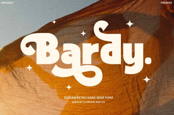 Bardy Font free