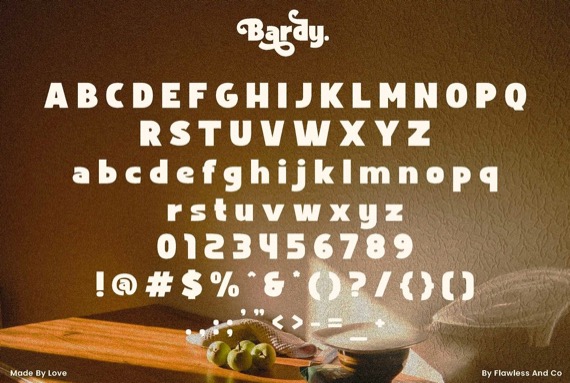 free Bardy Font