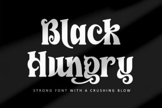 free Black Hungry Font