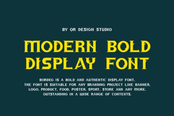 free Bordeg Font