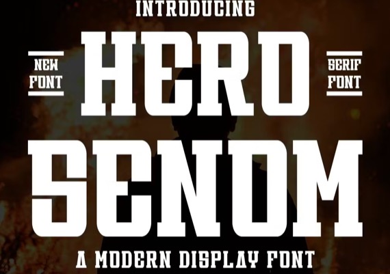 free Hero Senom Font