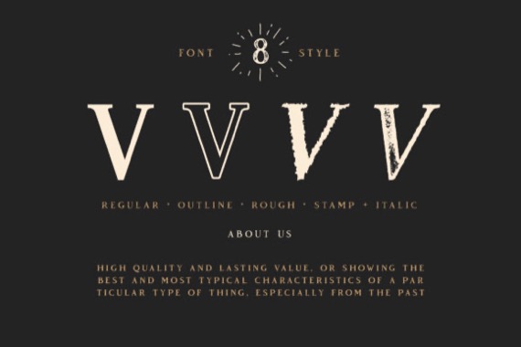 free Vendeur Vintage Font