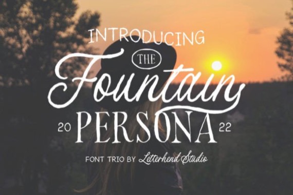Fountain Persona Font Trio